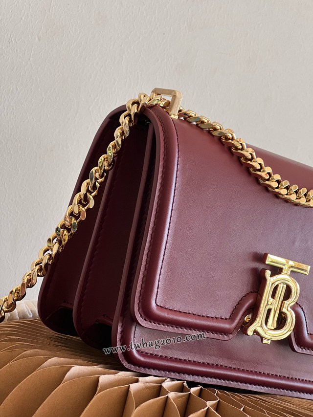 Burberry專門店新款TB專屬標識鎖扣包 巴寶莉皮革鏈條單肩斜挎女包 yxb1454